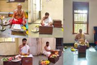 Saptashithi Parayana offered by Vaidiks on behalf of the laity